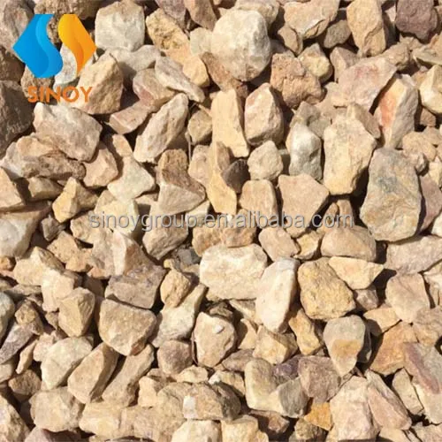
Yellow granite crushed stone chips 