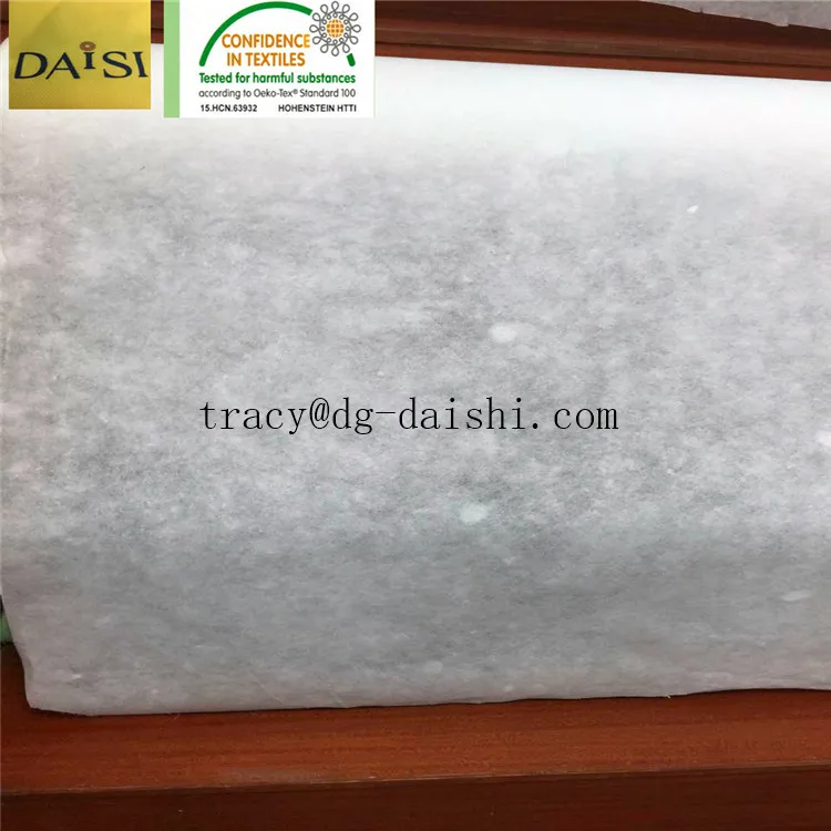 two side easy tear away 100% cotton fabric for embroidery