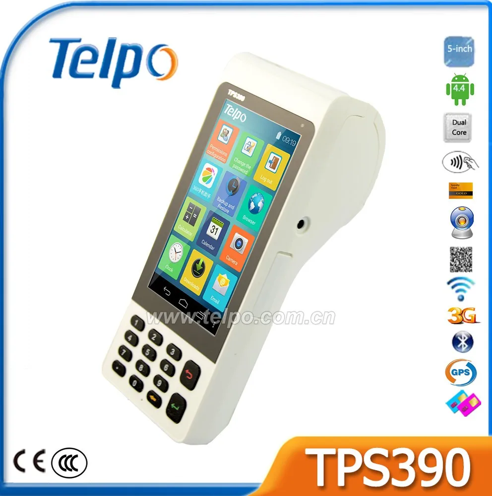 POS Factory Telpo TPS390 recharge gprs manual pos terminal