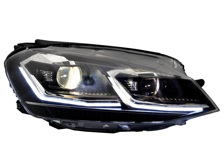 
BiLED projector lens Golf 7 headlight with dynamic turn indicator 