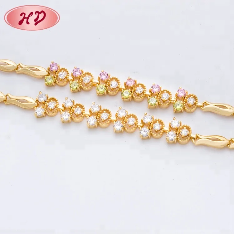 Роскошный Золотой бриллиантовый ювелирный браслет Дубай по заводской