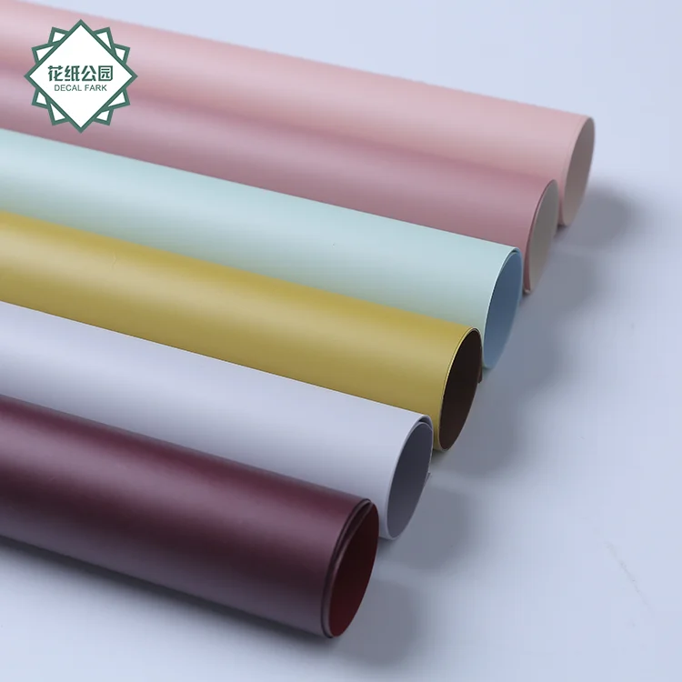 
Floral Wrapping Supplier Wholesale Promotion Luxury Simple Colorful Flower Wrapping Paper 