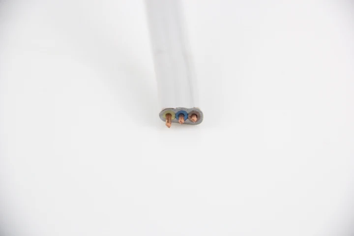 Ydyp Flat Electric Wire Solid PVC Copper Insulated Manufacturer BVVB Construction or Building Black, Red or as Your Request