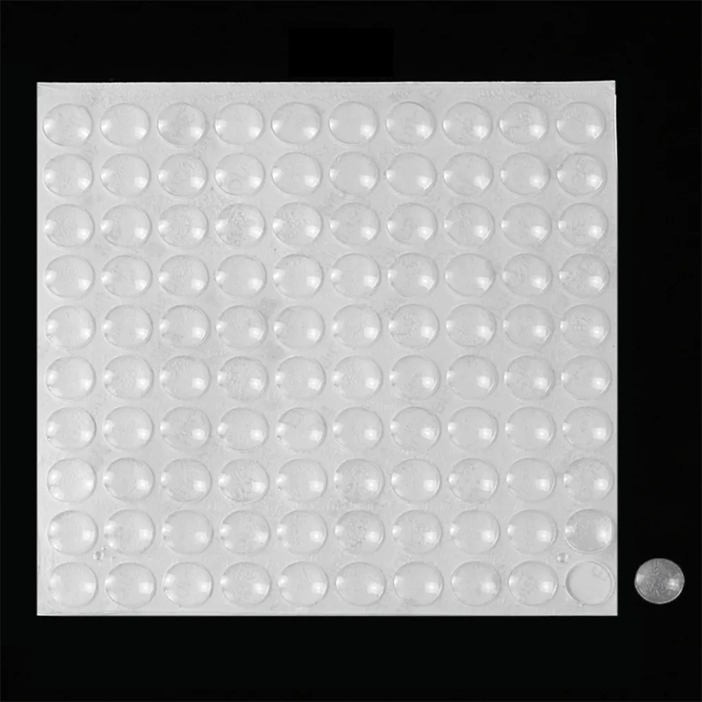 Self Adhesive Soft clear Silicone Rubber Feet Pads High Sticky Absorber Anti Slip Glass Table Rubber Bumpers