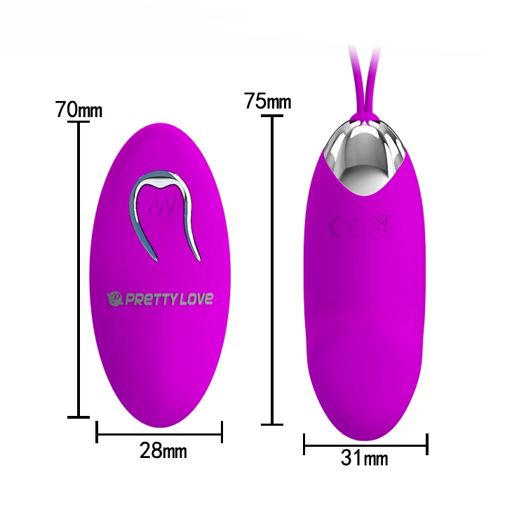 12-function Vibrations Remote Control USB Rechargeable G Spot Vibrating Eggs Mini Vibrator for Women