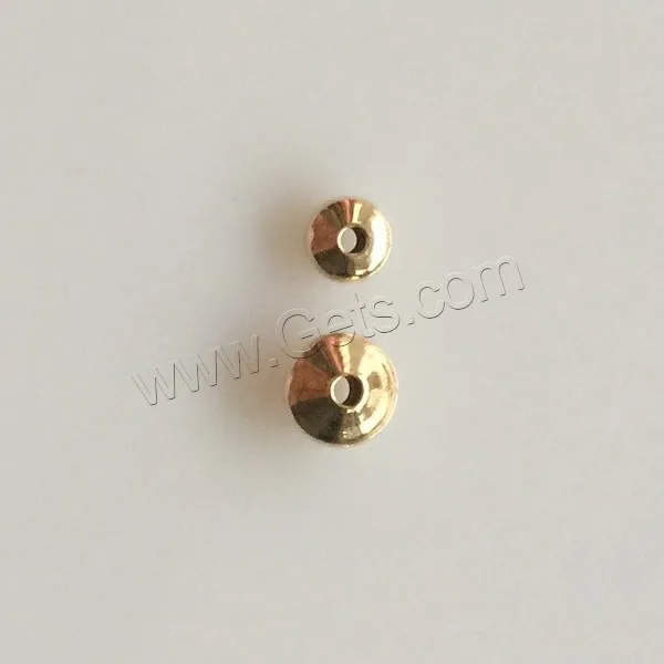 14k gold beads wholesale Rondelle gold filled jewelry making findings 1027889