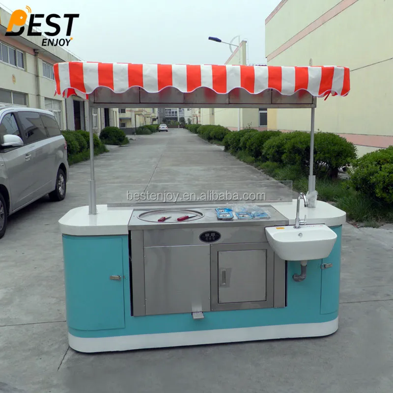 China factory checkered plate mobile cheap hot dog hotdog cart