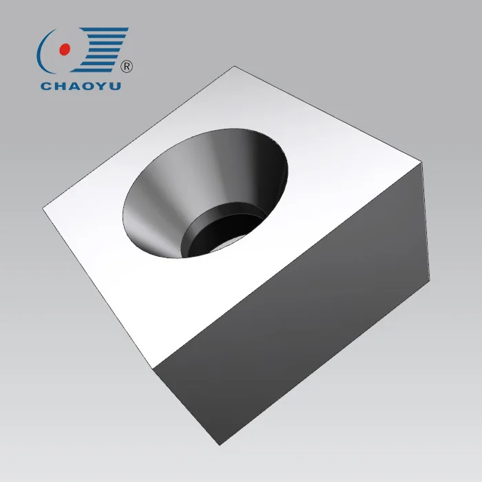 Durable 100*100*61 mm tungsten carbide tire shredder blades