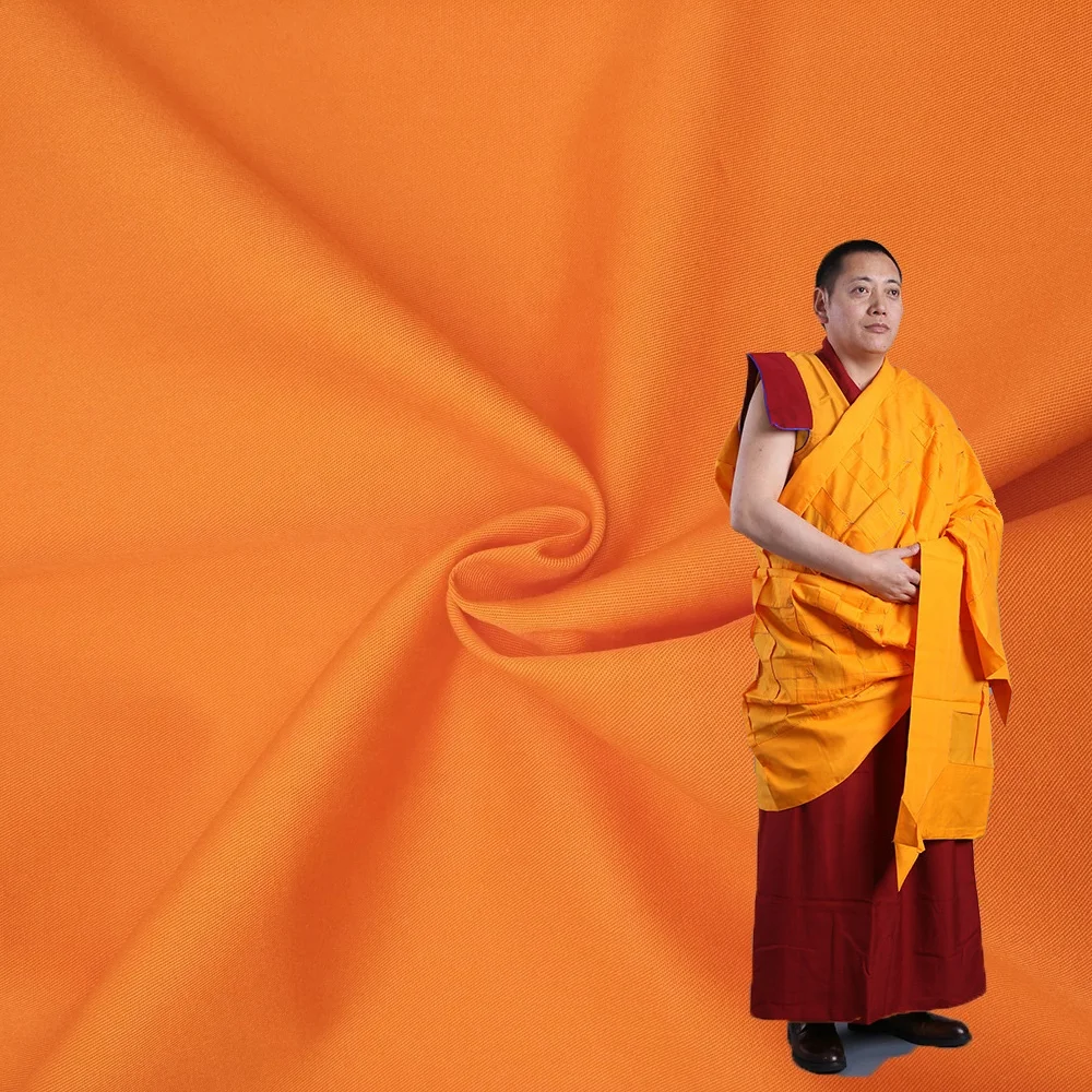 Wholesale buddha cloth material monks cloth cotton twill fabric