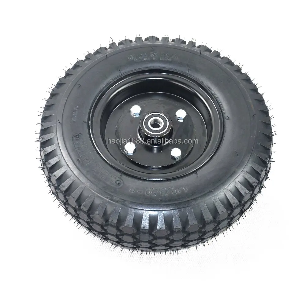 
4.10/3.50-6 Aluminum alloys hub Inflatable Driving wheels 