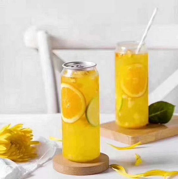 500ml transparent pet cans for boba shops