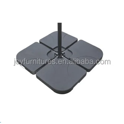 4 in 1 Plastic Water Filled Sand Filled Hanging Parasol Base