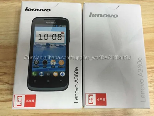 Lenovo a360e Сотовый Телефон одноядерный 1.0 ГГц Android 2.3 OS 256 МБ RAM Snapdragon MSM7627A Поддержка CDMA 0.3MP Камера