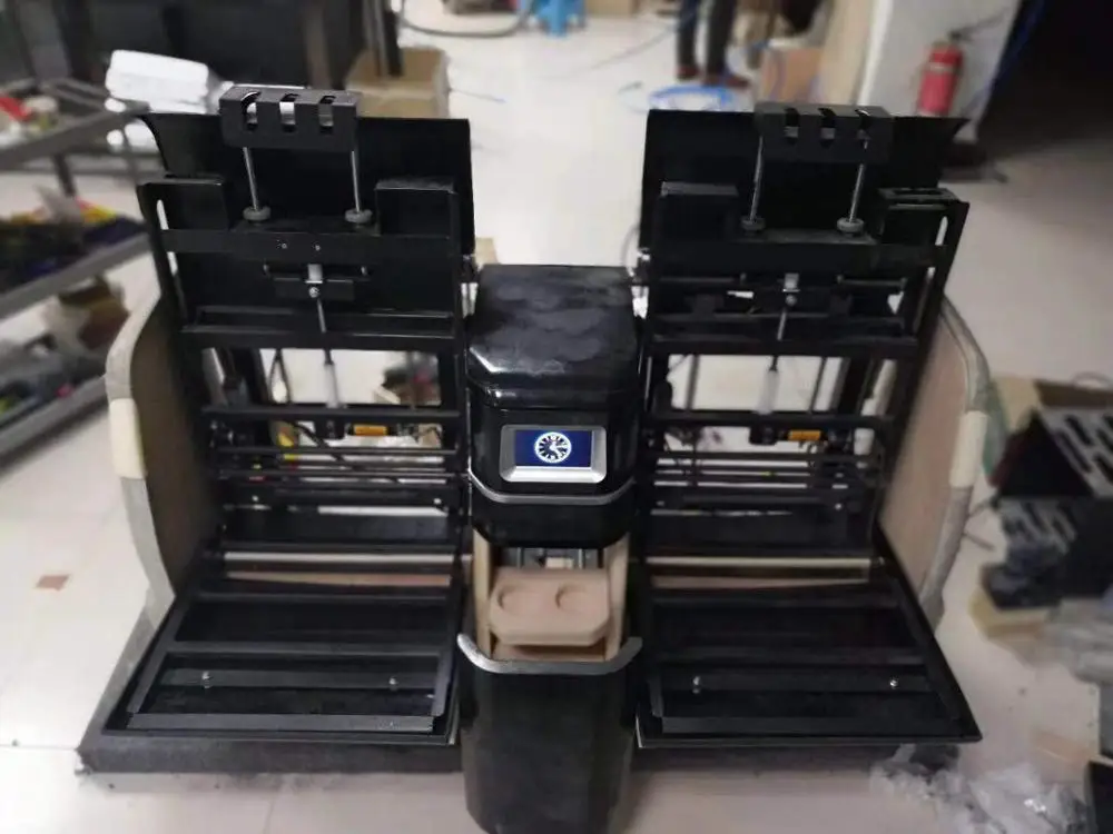 Hot selling car TV partition with lift up and down with touch screen for MPV cars