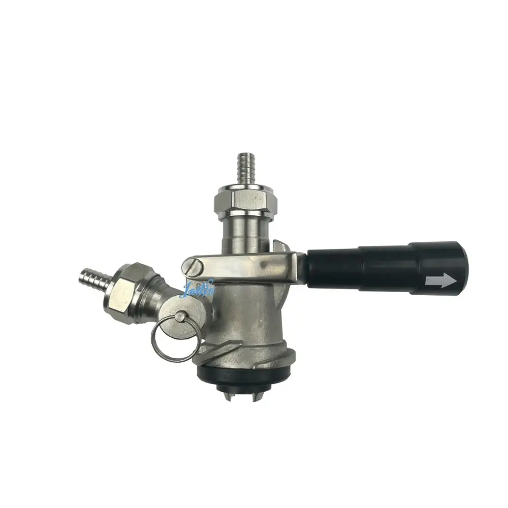 Full Stainless steel 304 keg beer dispense head US sankey D keg beer coupler