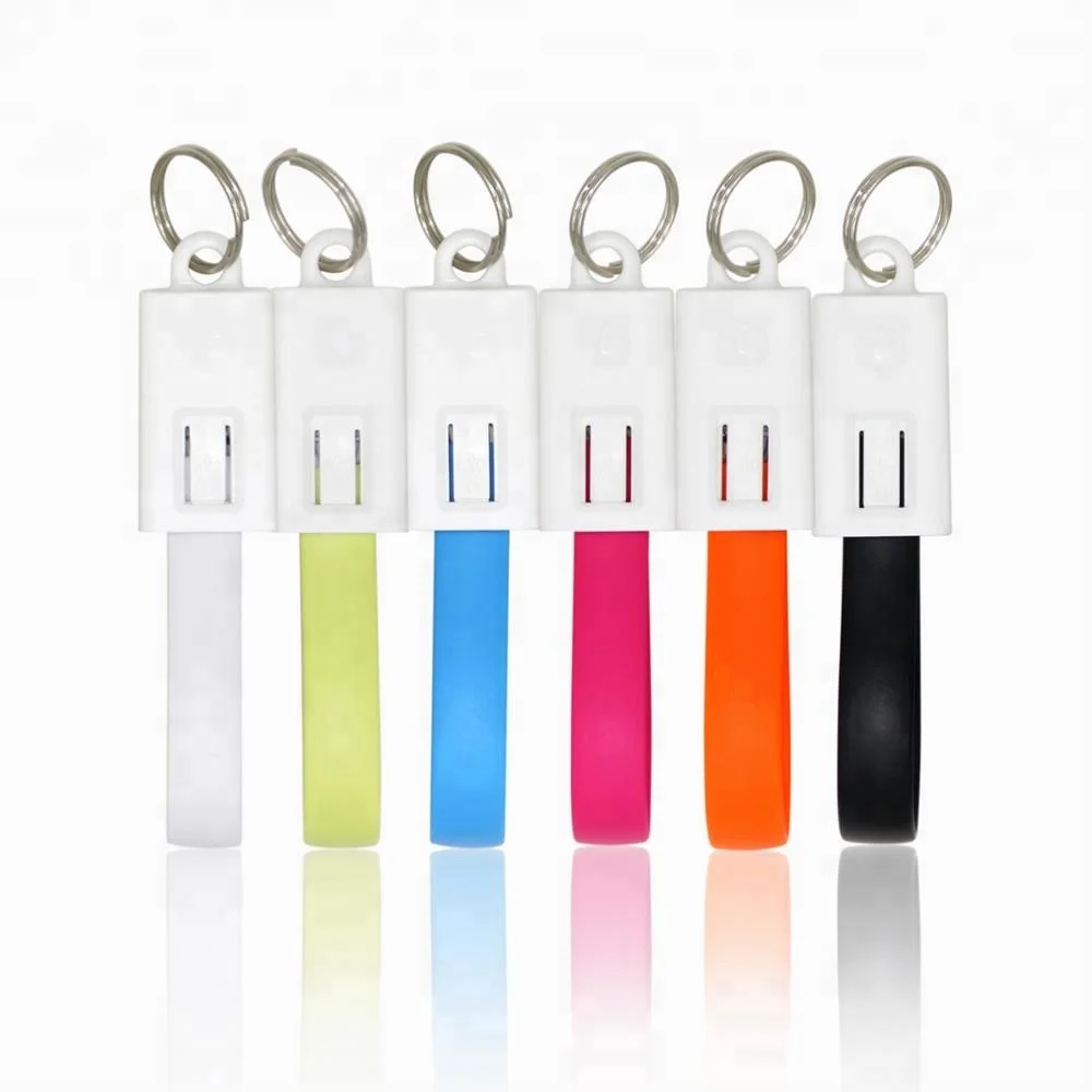 2021 trending products cheap promotion gift keyring cable usb tipo c for Android