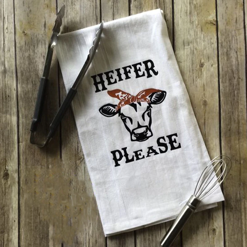 promotional customize digital printed microfiber tea towel