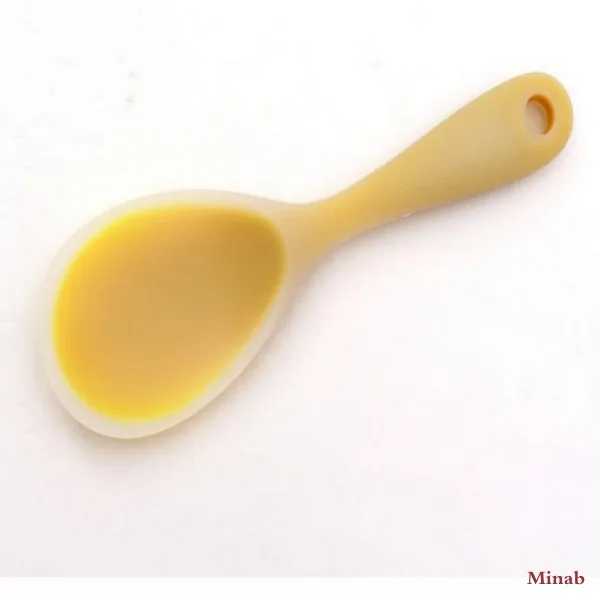 
kitchen utensils No sticky table ladle silicone rice scoop meal spoon 