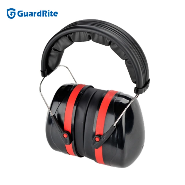 GuardRite Brand CE EN 352-1 safety ear muff for hearing protection