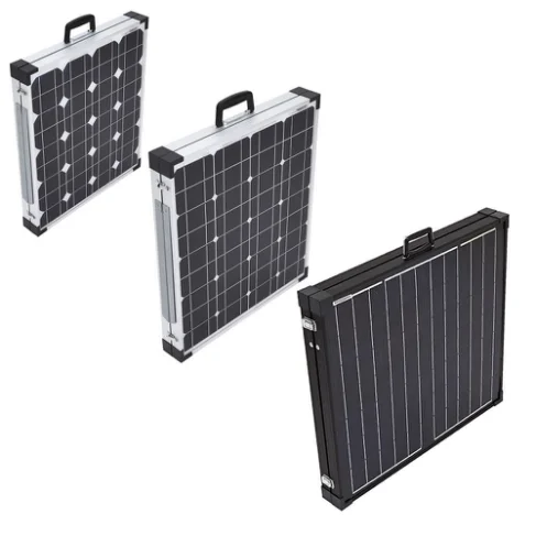 100 W Watt Portable Kits -100W Folding PV Solar Panel RV Boat Off Grid Charge Controller