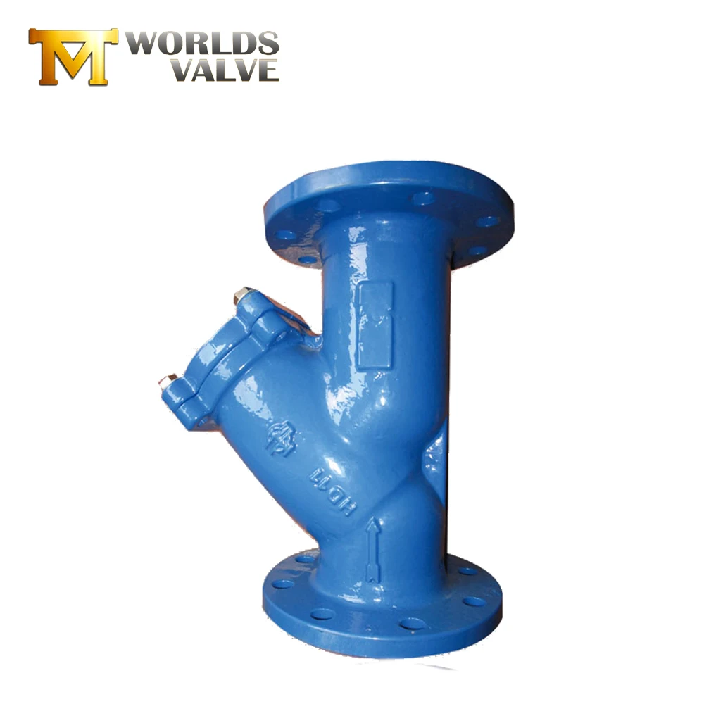 Cast Iron Flanged Y Strainer/industrial y-type water filter