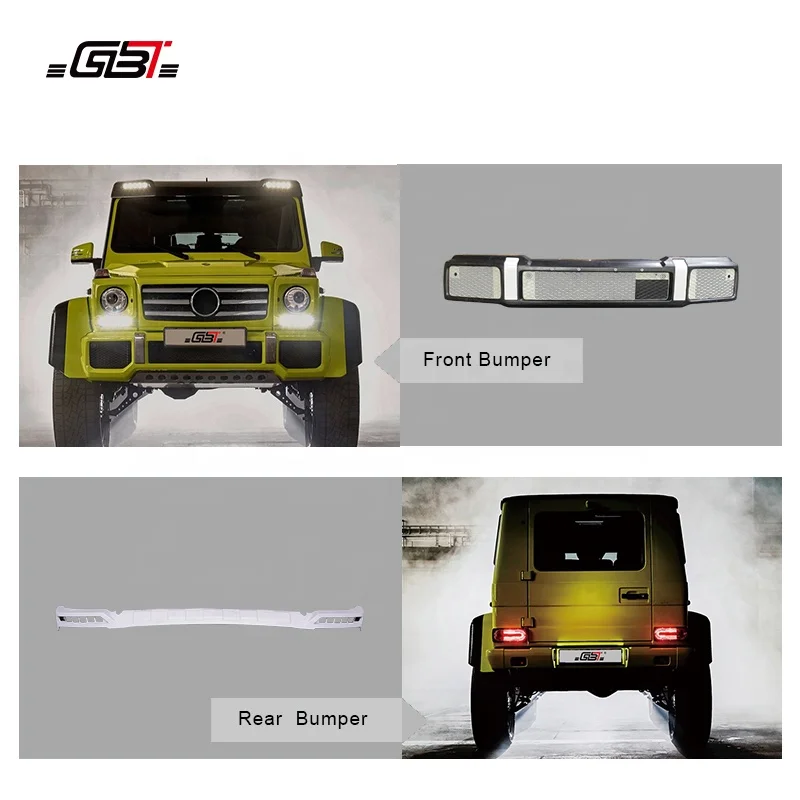 GBT Body Kit PP Front Bumper for Year 1991-on for Mercedes-benz G-class G500 4x4 Model