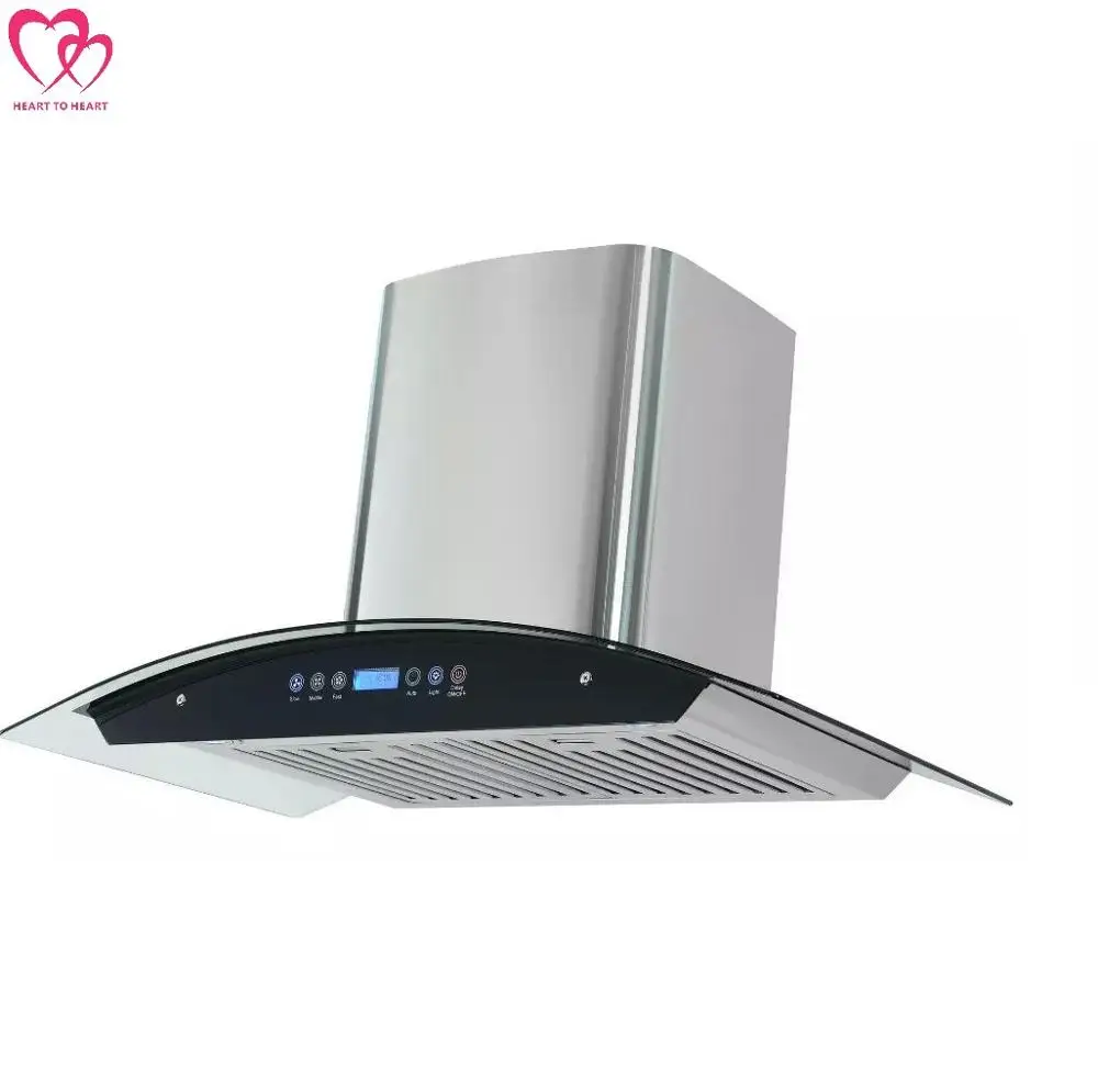 Kitchen Appliance European Top Glass Cooker Hood