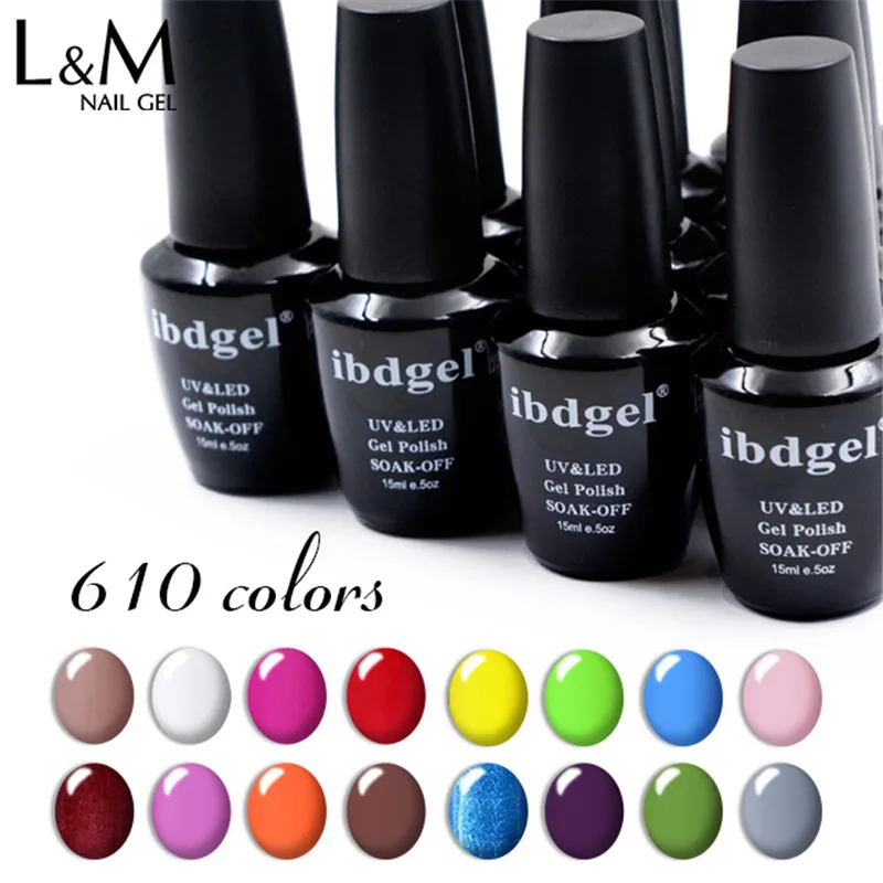 LED&UV Soak Off ibdgel Gel Nail Polish Long Lasting Wholesale Nail Gel Varnish China