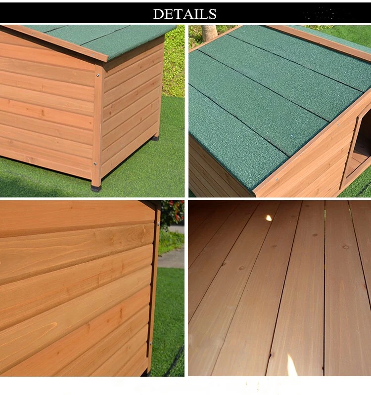 Custom collins Pine wooden pet dog house outdoor cat house