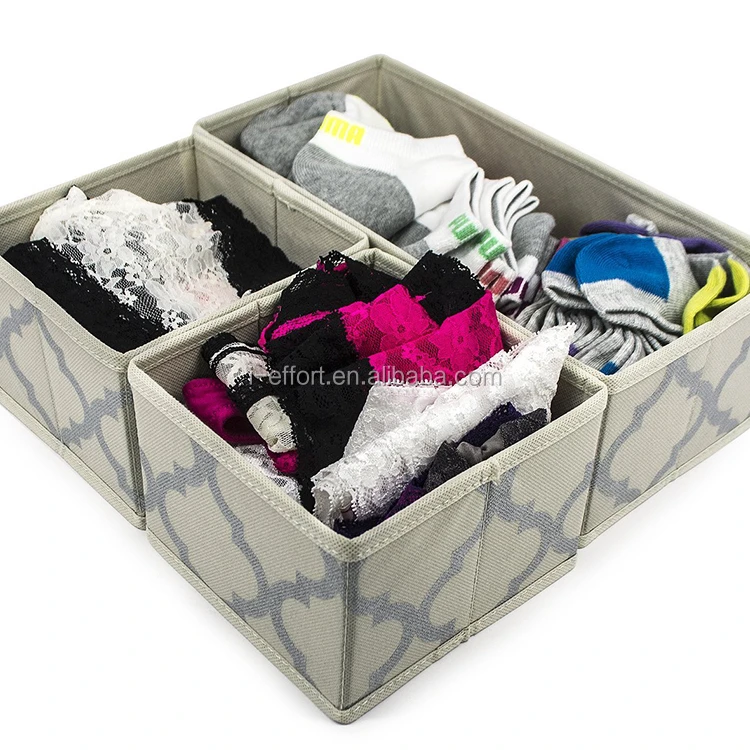 3-Pack полоса шеврон Большая Ткань Дети игрушка коробка для хранения