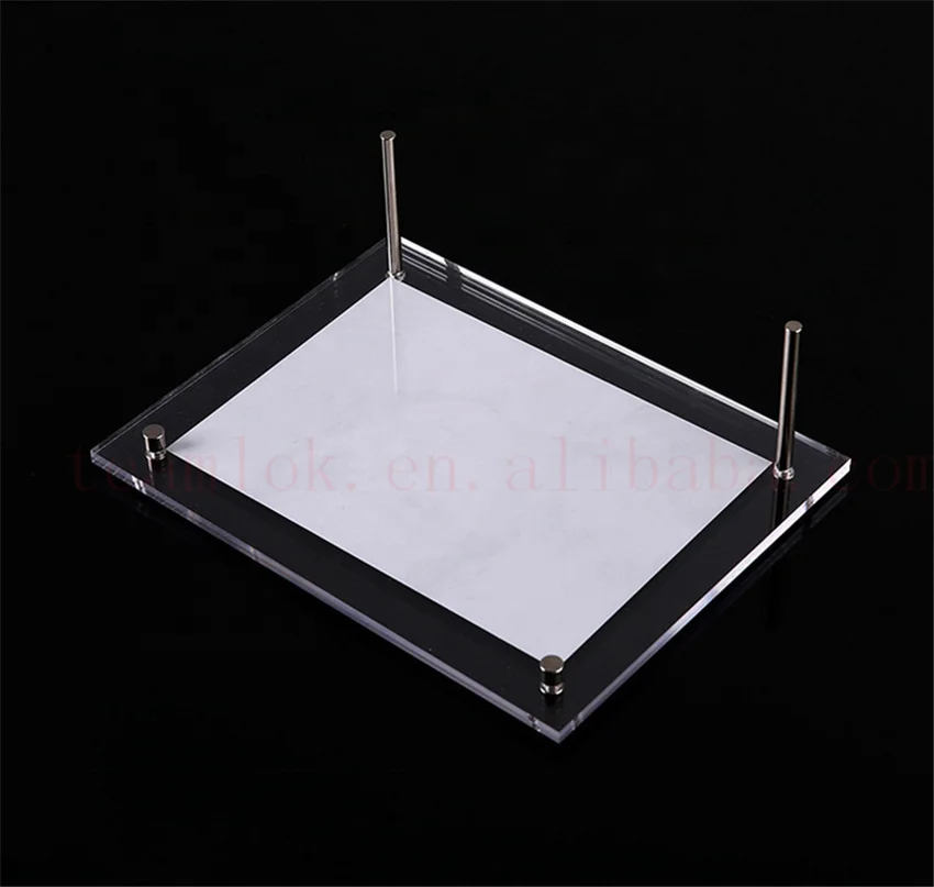 8.5x11 Acrylic Magnets Photo Frame