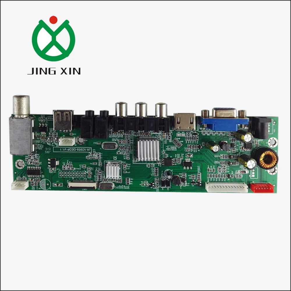 LED LCD digital TV 1080P Universal Mainboard with DVB-T+T2+C