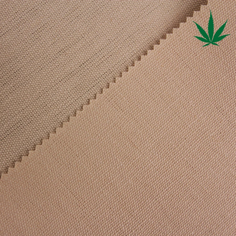 eco-friendly 100%  hemp fabric hemp natural hemp canvas for bag