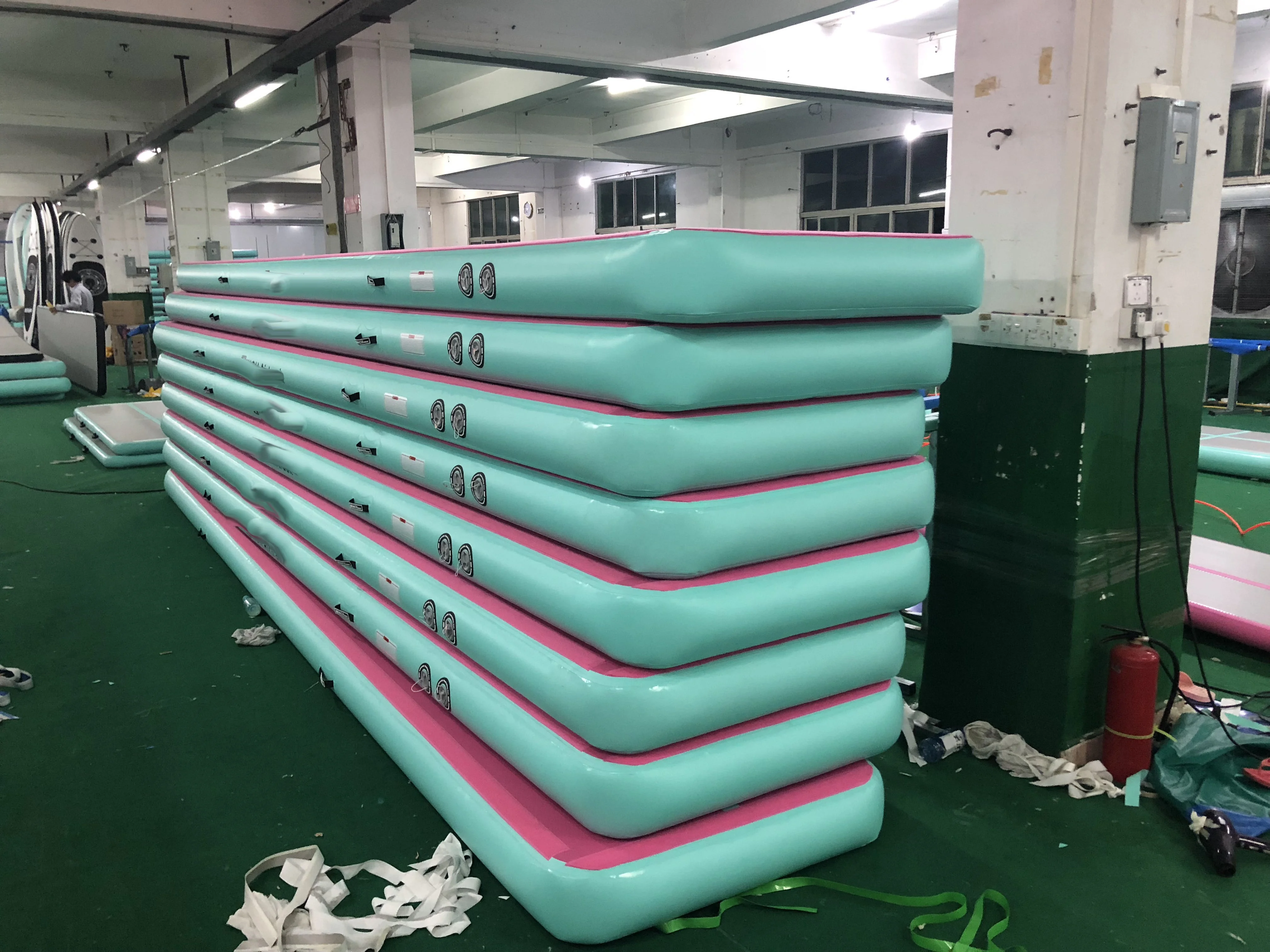 Wholesale exercise mats inflatable airtrack,Inflatable air track gymnastics mats