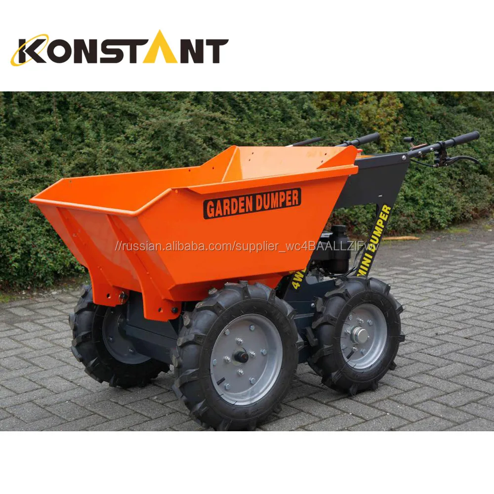 Мощность кургана бензиновый двигатель мини-самосвал 250 кг сад погрузчик KT-MD250C