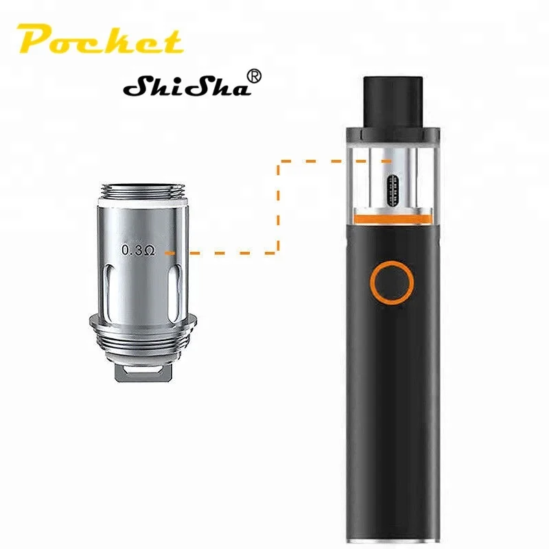 Лидер продаж, оптовая продажа, сменный испаритель Pen 22, катушка бака 0,3 Ом, Двухъядерный 5 шт.