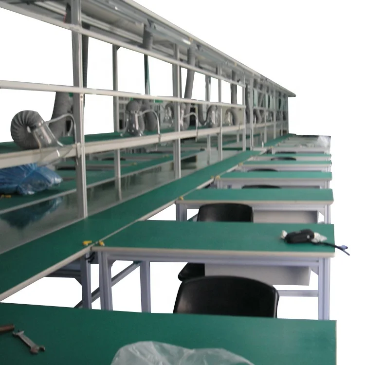 Custom electronics factory assembly line production station assembly station anti-static workbench