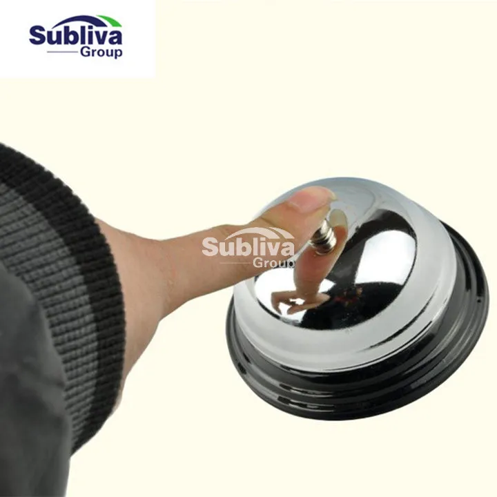 Metal Colorful Kitchen Restaurant Bar Service Bell, Desk Bell, Table Bell  Dinner Table Bell