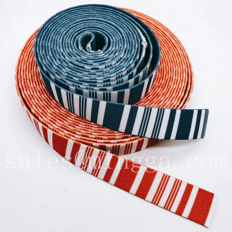 1 inch width printed custom polyester strap bag webbing