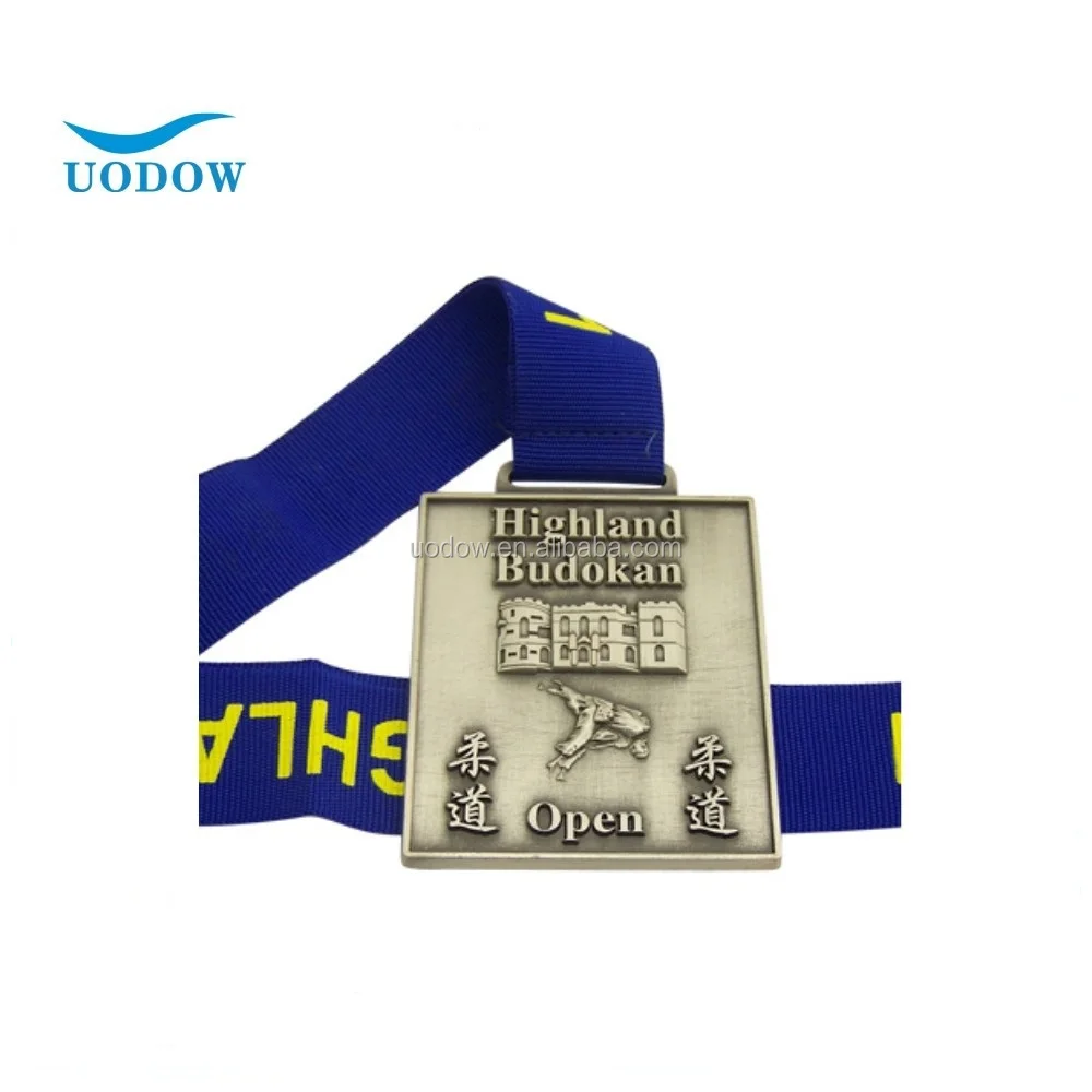 custom made antique silver medal