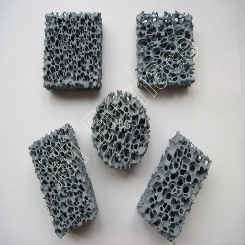30PPI 40PPI 60PPI silicon carbide foam filter for foundry