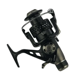 Yumoshi Рыболовная катушка серии 3000-8000, рыболовная катушка для ловли карпа, новый дизайн с двойным тормозом, Рыболовная катушка для кастинга