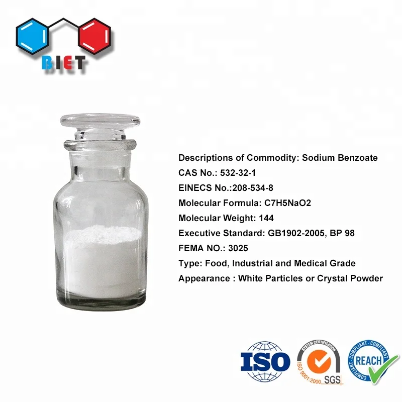 C7H5NaO2 chemical formula food grade price of sodium benzoate