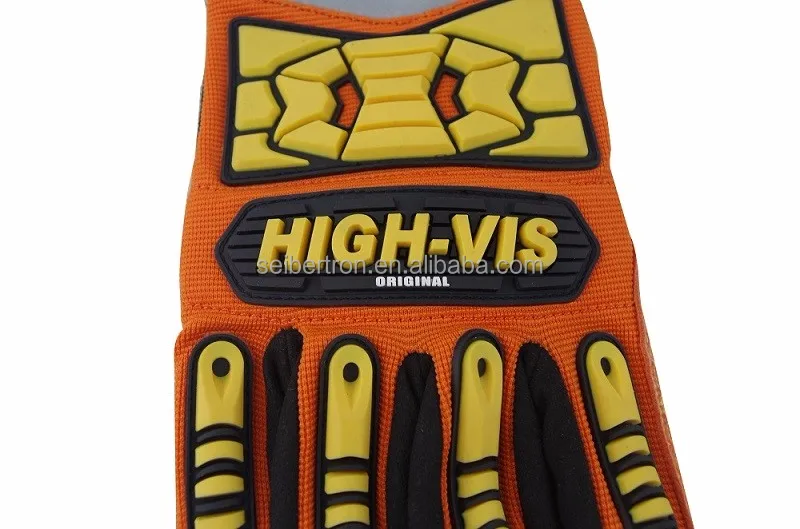 
Seibertron HIGH-VIS SDX2 Impact Protection Oil and Gas Safety Gloves,Heavy duty Mining Safety Protect Gloves for Hand Protection 