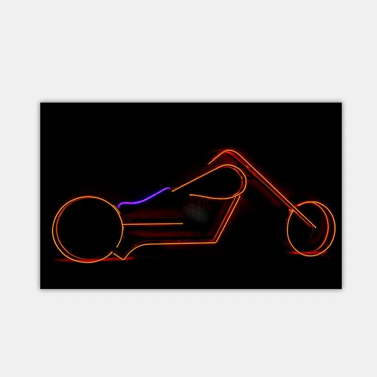 wholesale china factory price glass tube custom chopper neon sign light