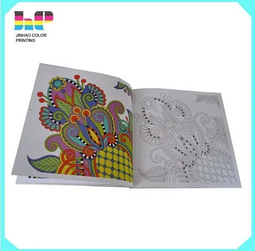 Cheap custom adult coloring book printing