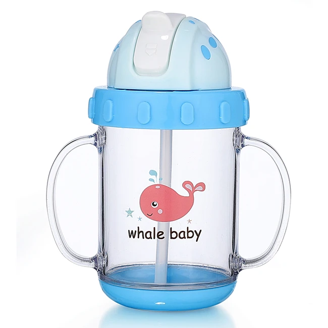 
Cheap Price Free Sample BPA Free Tritan Material Custom Branded Plastic Kids Drinking Water Bottle With Handle Lid 