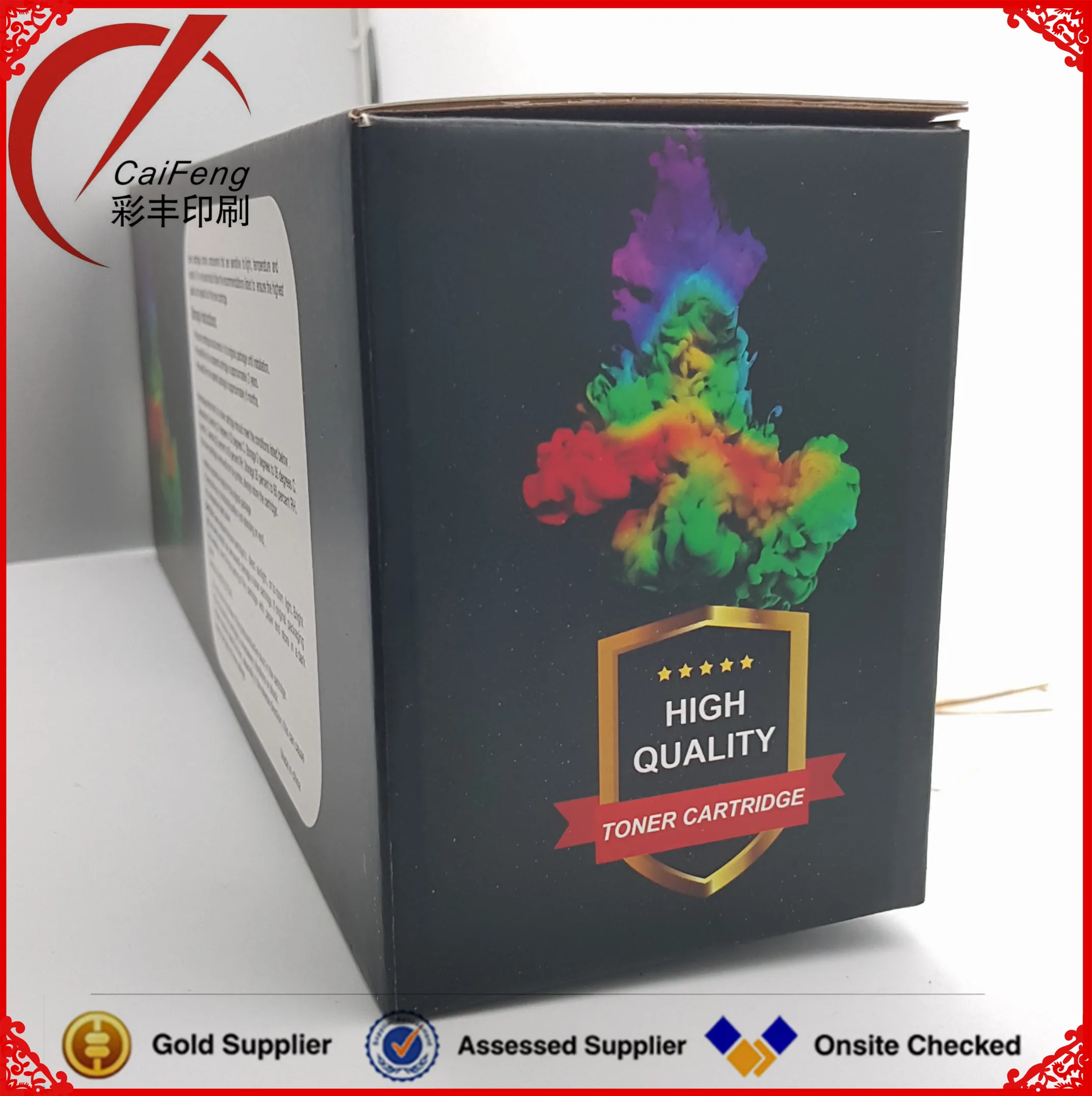 Color toner cartridge printing , Custom Toner/OPC drum/corrugated packaging paper box