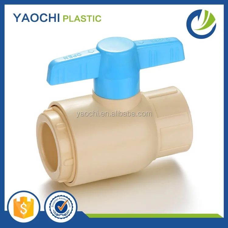 Wholesales ASTM 2846 Plastic CPVC Pipe Fittings CPVC Ball Water Valve