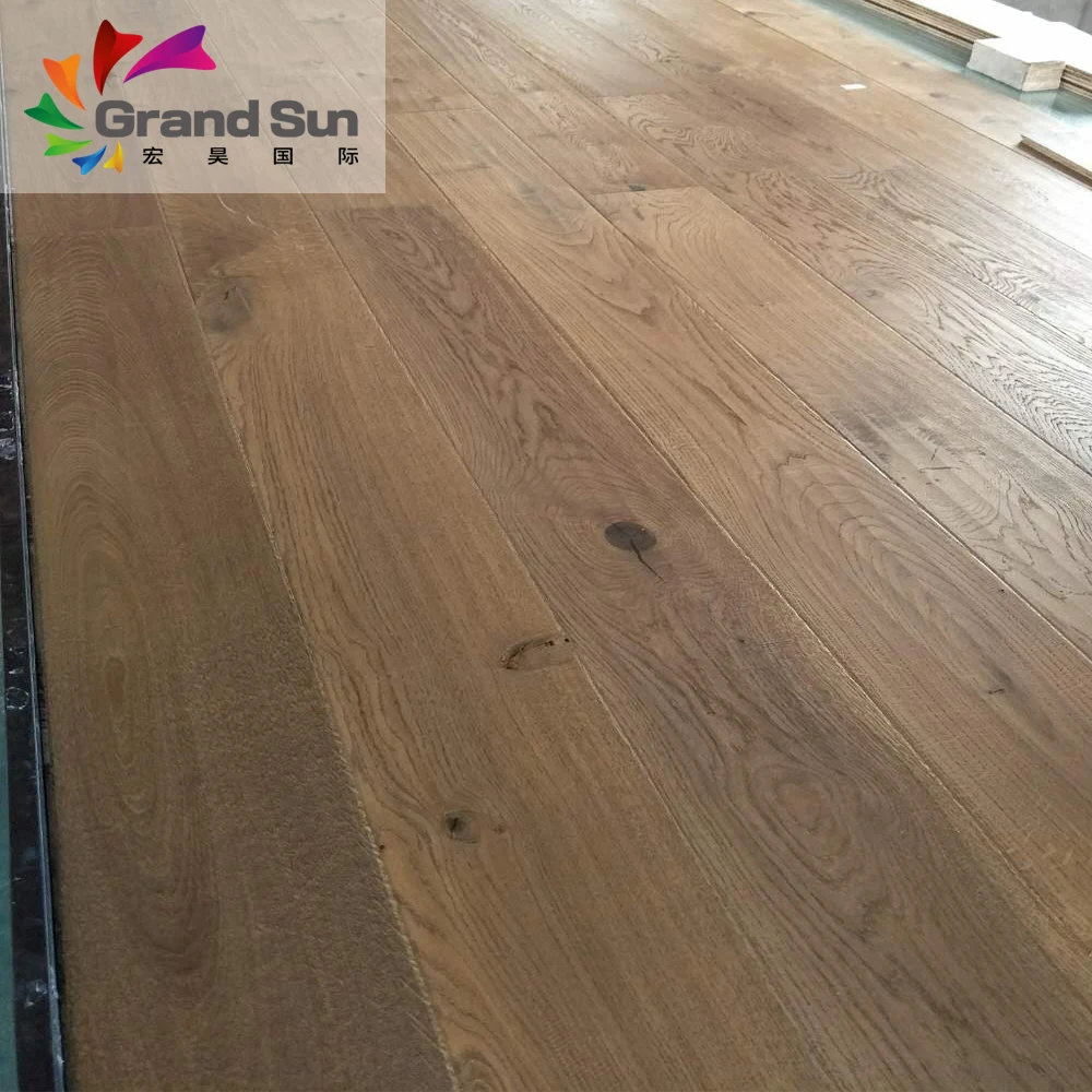 interlocking white wash oak engineered wood flooring